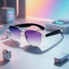 H13cba610d6b94f05a002731414a679fec-1.webp Smart Glasses Bt5.4 Ai Translation Hands-free Calling Music Anti-blue Light Life Waterproof 50mah+50mah 1080p Smart Sunglasses