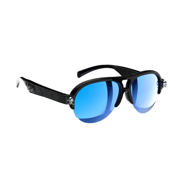 Touch Control Wireless Stereo Glasses Ipx4 Waterproof Long Standby Noise Reduction Hands-free Calling Audio Eyewear