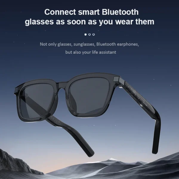 Multifunctional Smart Sunglasses Wireless Bluetooth Earphone And Speaker Wearable Ai Device Smart Ai Glasses For Men Women