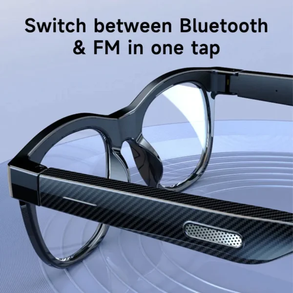 H308a745185d34010aaee5e2e45b972fak-3.webp Smart Audio Glasses Bluetooth 5.4 Open Ear Wireless Earbuds Touch Control Hands Free Calling Sports Cycling Sunglasses