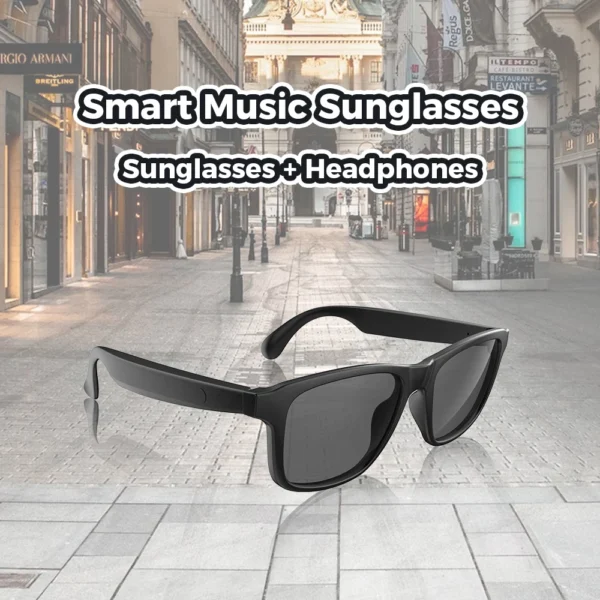 H6689b681c7ea4202a3c335671547e924w.webp Wireless Bt Glasses Smart Sunglasses Oem Anti-blue Light Cycling Sunglasses Day Night Cycling Music Speaker Smart Glasses