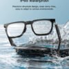 Smart Glasses Bluetooth Audio Optical Frame Eyeglasses Ai Sunglasses Open Earbuds Function Wearable Headset