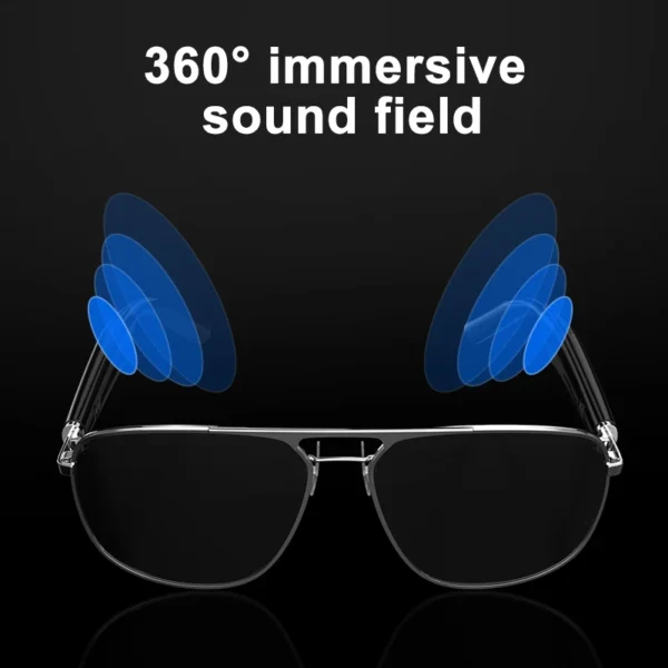 H899f8d3536d142aea7c6b214494803feZ-1.webp Wireless Smart Glasses Audio Wifi Bluetooth Waterproof Headphones Control Phone Camera Sunglasses Smart Eyewear