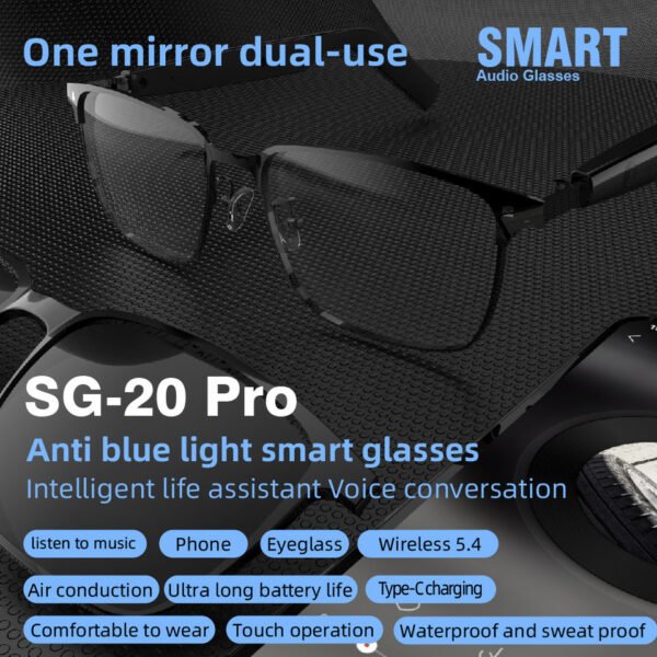 H9d87a29a14ef4459a8244ad815f21bb4y-2.jpg_960x960q80-2.jpg Smart Audio Glasses Open-ear Listening Ambient Sound Awareness Long Battery Life For Running And Commuting