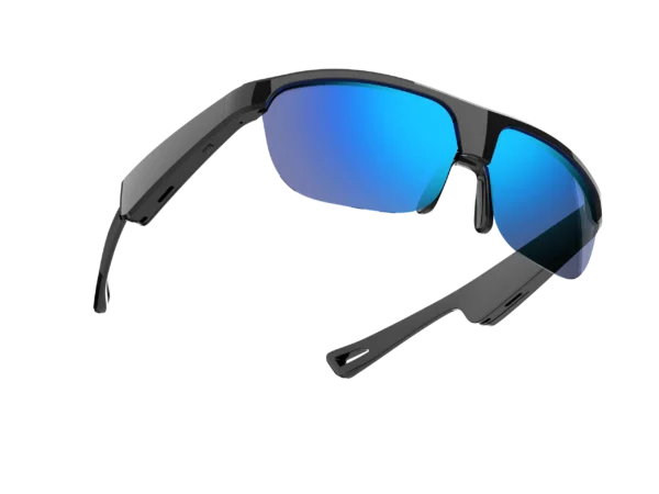 2025 Ai Smart Glasses Ip65 Waterproof Bluetooth Call Sunglasses With Voice Assistant Anti-uv Magnetic Charging Sport Eyewear