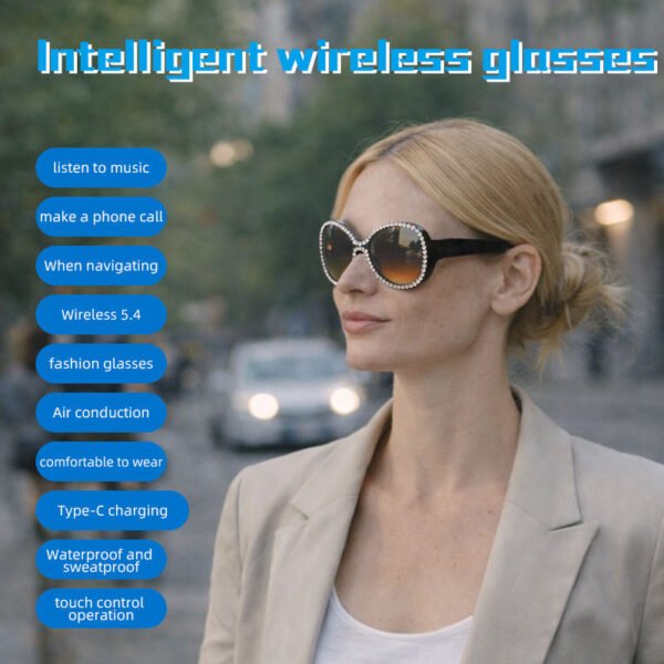 Hc5ae5c216bfc4d0cb6351a19b0bebcb9C.jpg_960x960q80.jpg Windproof Smart Glasses For Driving Navigation Ai Audio Open Ear Headphones Bluetooth Calling Uv Protection Women Sunglasses