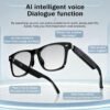 Hc90d6452486c46658c5d10283dcd5e575.jpg_960x960q80.jpg Smart Bluetooth Sunglasses Audio Glasses Music Hands-free Calls Blue Light Filtering Lenses Ai Voice Control Eyewear
