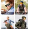 2025 Ai Smart Glasses Ip65 Waterproof Bluetooth Call Sunglasses With Voice Assistant Anti-uv Magnetic Charging Sport Eyewear